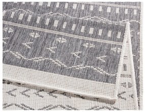 Tappeto da esterno grigio e crema , 350 x 80 cm Kuba - NORTHRUGS