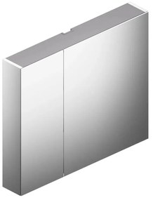 Pensile bagno Jnka in vetro SENSEA, 2 ante apertura da destra P 14 x L 90 x H 75 cm