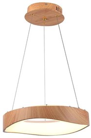 Lampadario LED a sospensione con filo LED/18W/230V 3000K ø 40 cm marrone