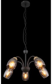 Globo 60297-5H - Lampadario a sospensione con catena GERLY 5xE14/25W/230V