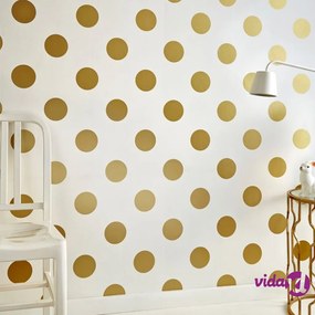 Noordwand Kids at Home Carta da Parati Dotty Gold Bianco e Oro 100105
