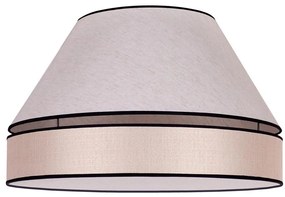 Duolla - Plafoniera AVIGNON 3xE27/15W/230V diametro 60 cm beige