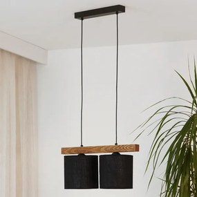 Brilagi - Lampadario a sospensione con filo FOREST 2xE27/15W/230V pino/nero