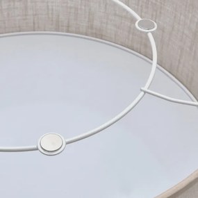 Plafoniera SIRJA 1xE27/60W/230V diametro 35 cm beige