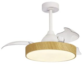 Ventilatore da soffitto Alaska legno , D. 43 cm MANTRA