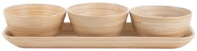 Set da portata in bambù in colore naturale Puro - PT LIVING