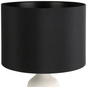 Eglo 43824 - Lampada da tavolo VINOZA 1xE27/40W/230V nero/bianco