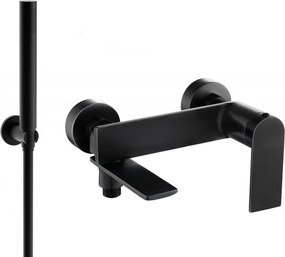 Mexen Zero R70 rubinetto da bagno con set doccia, nero - 7113R70-70