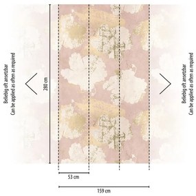 Fotomurale Acquarel, multicolore 159 x 280 cm