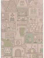 Majvillan Carta da parati Dollhouse - Soft Lilac