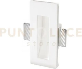 Segnapassi a incasso ariel bianco rettangolare 1 luce attacco gu10 ...