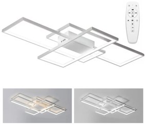 Plafoniera moderna a led + TELECOMANDO APP660 Bianco