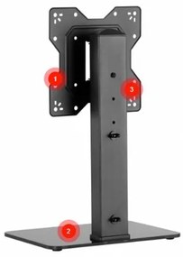 MK FLORIA Superior SUPSTV019 - Supporto da pavimento per TV 23-43" nero