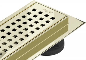 Mexen Flat M08 scarico lineare 80 cm, oro - 1525080-15