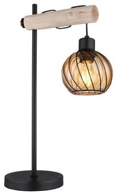 Globo 15534T - Lampada da tavolo PAULO 1xE27/15W/230V