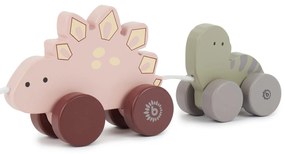 Bieco - Giocattolo da trainare - dinosauri