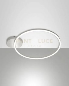 Giotto plafoniera bianca d.60cm a led 3000k - 36w - 3780 lm dimmera...