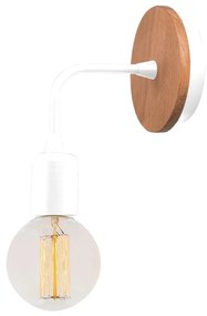 Lampada da parete in colore bianco e naturale Dartini - Opviq lights