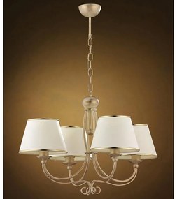 Jupiter 514 - LA-4-E - Lampadario a sospensione con catena LAURA 4xE27/60W/230V
