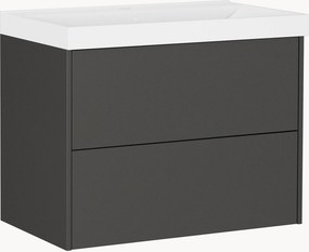 Lavabo da parete con armadietto Bodera