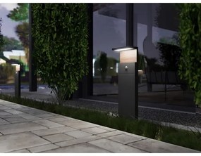 Lampada da esterno a LED con sensore NATURA LED/12W/230V 4000K IP54 marrone/antracite