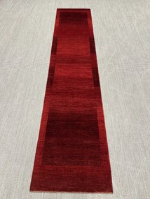 Loribaft Tappeto persiano 400 x 80 Rosso (Iran) Annodato A Mano