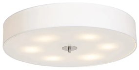 Lampada da soffitto rustica bianca 70 cm - Drum