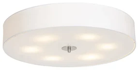 Lampada da soffitto rustica bianca 70 cm - Drum