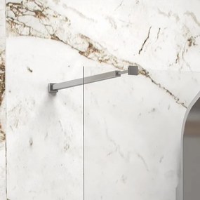 Kamalu - Doccia walk-in angolare 70x110cm vetro anticalcare 8mm KW4000