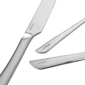 Posate argentate in acciaio inox 24 pz Shape – Orion