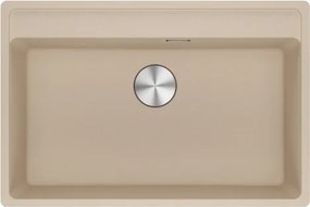 Lavello integrato 1 vasca in fragranite avena FRANKE Maris L 51 x L 76 cm