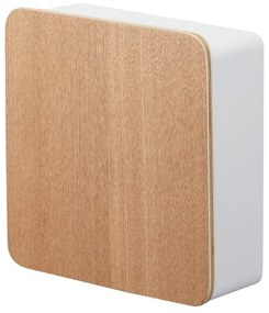 Armadietto portachiavi bianco con porta in compensato Yamazaki Rin - YAMAZAKI