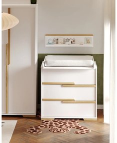 Cassettiera bianca per bambini Snap - Pinio