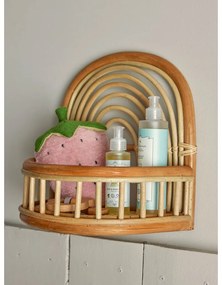 Scaffale in rattan per bambini in colore naturale Preet - Bloomingville Mini