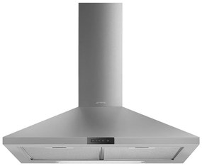 Cappa da parete SMEG KDE600EX, 60cm, Inox, Aspirazione 588m³/h