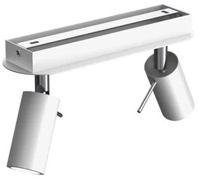 Faretto PRESTON 2xGU10/40W/230V bianco