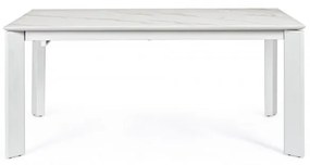 Tavolo allungabile Briva bianco grigio