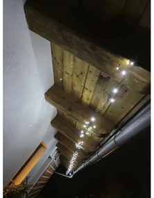 Catena LED da esterno natalizia 80xLED/13m IP44 bianco freddo