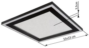 Globo 48903 - Plafoniera LED DAVIES LED/24W/230V