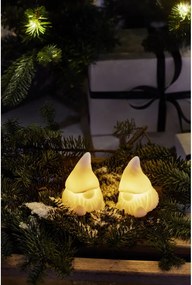 Decorazioni luminose in set bianche con alimentazione a batteria 2 pz Coco – Sirius