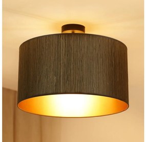 Brilagi - Lampadario a plafone BOSTON ROLLER 1xE27/15W/230V diametro 45 cm marrone/oro