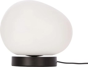 Lampada da tavolo bianca e nera (altezza totale 19 cm) Stones – Candellux Lighting