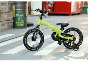 QPlay - Bicicletta bambini 14" MINIBY 3in1 verde