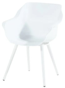 Set di 2 sedie da giardino in plastica bianca Sophie Studio - Hartman