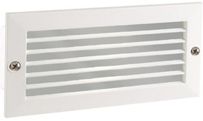 Plafoniera Esterno Contemporanea Peyton Pc Bianco Griglia 1 Luce E27 Ip54