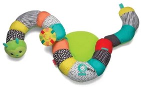 Infantino - Cuscino per l'ora del pancino per bambini 2in1 caterpillar