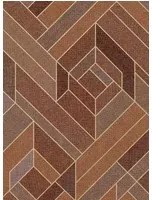 Coordonne Tapete Hexagonal - Clay