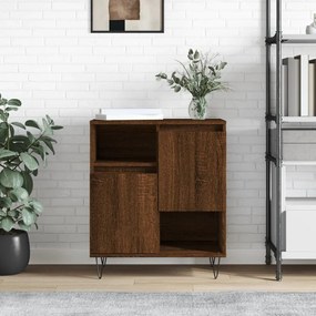 Credenza Rovere Marrone 60x35x70 Cm İn Legno Multistrato /