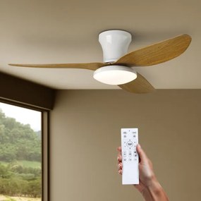 Brilagi-LED Ventilatore da soffitto dimmerabile LED 30W 230V 3000-6500K bianco/m
