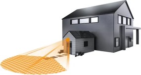 STEINEL 600419 - IS-1 Sensore a infrarossi da esterno nero IP54